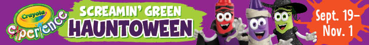Crayola Experience Orlando - Screamin Green Halloween