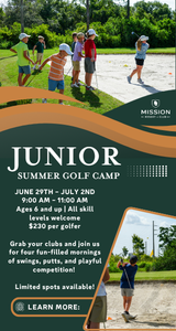 Mission Resort Golf Camp