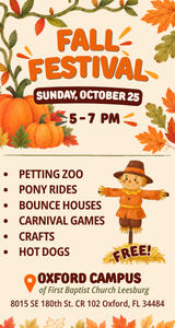 FBC Leesburg (Oxford Campus) Fall Fest October 25, 2026