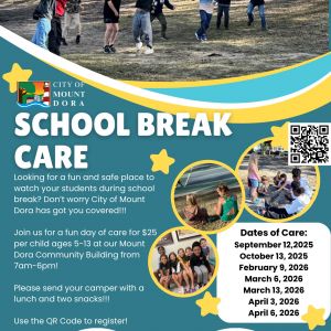 City of Mount Dora School Break Care