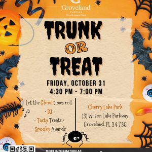 10/31 City of Groveland Trunk or Treat
