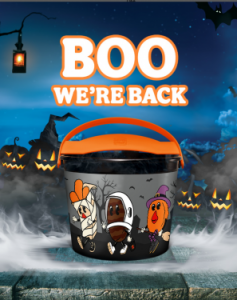 Burger King Trick or Treat Buckets