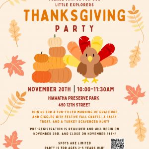 11/20 Little Leapers Thanksgiving Party Clermont