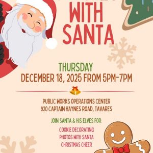 12/18 Cookies with Santa in Tavares