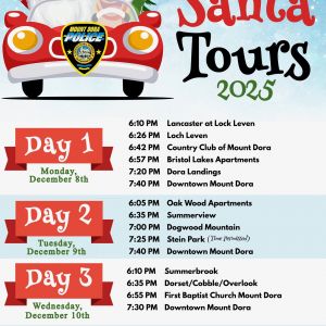 12/08-12/11 Mount Dora Santa Tour