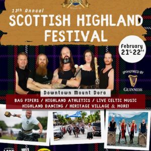 02/20-02/22 Mount Dora Scottish Highland Festival
