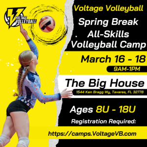 Voltage Volleyball Spring Break Camp