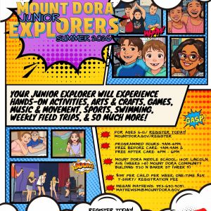 City of Mount Dora - Junior Explorers Summer Camp