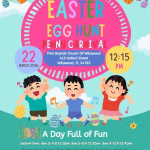 03/22 Easter Egg Hunt and Penny Carnival at FBC Wildwood