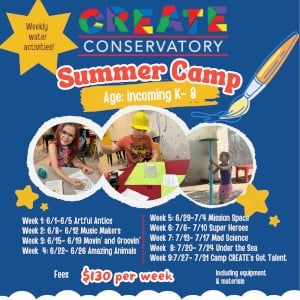 Summer Camp at Create Conservatory