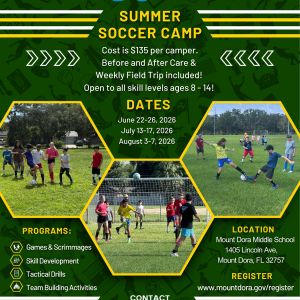 City of Mount Dora Soccer Camp
