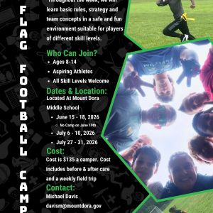 City of Mount Dora Flag Football Camp
