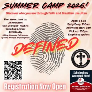 Mount Dora BJJ Summer Camp