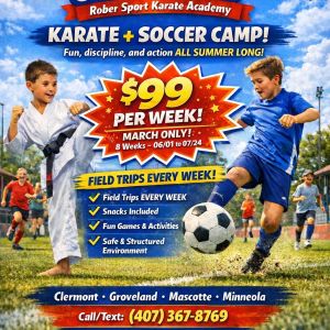 Rober Sport Karate Academy Summer Camp