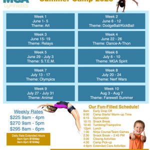 MGA Gymnastics Apopka Summer Camp