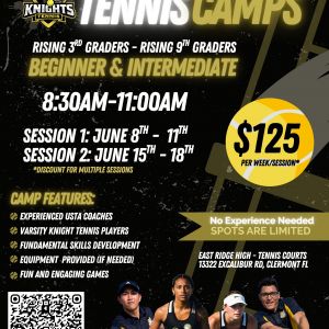 East Ridge Summer Tennis Camp