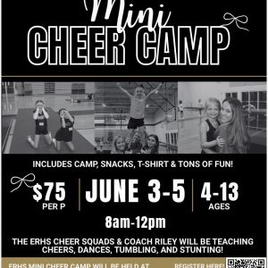 ERHS and Clermont Knights Cheerleading Mini Cheer Camp