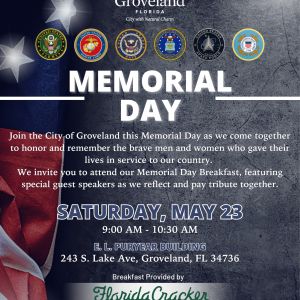 City of Groveland Memorial Day Ceremony