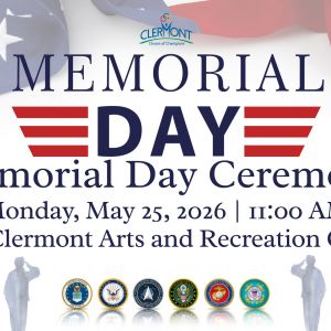 Memorial Day Ceremony in Clermont