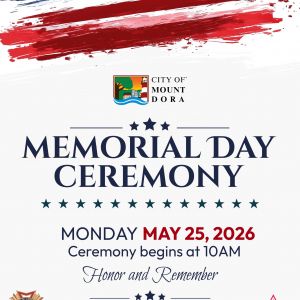 Memorial Day Ceremony in Mount Dora