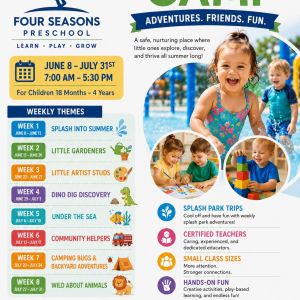 Four Seasons Preschool Summer Camp