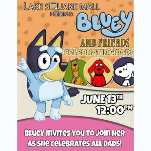 Bluey and Friends Celebrating Dads