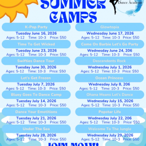 Full Force Dance Academy Summer Camps