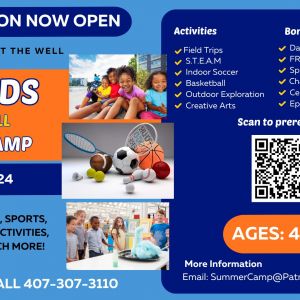 The Kids at The Well Summer Camp in Apopka