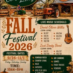 09/26-11/01 Club Lake Venue Fall Festival