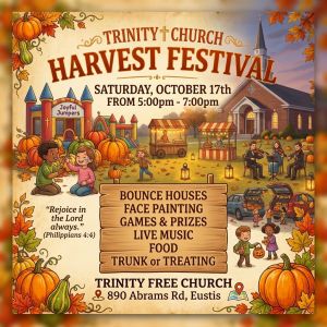 10/17 Fall Harvest Festival at Trinity Church in Eustis