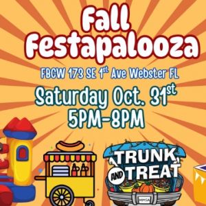 10/31 Fall Festapalooza and Trunk or Treat in Webster