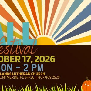 10/17 Woodlands Lutheran Church Fall Festival