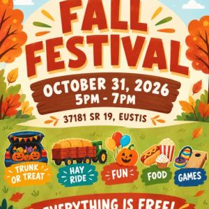 10/31 Fall Festival and Trunk or Treat at Bay Street Baptist Church