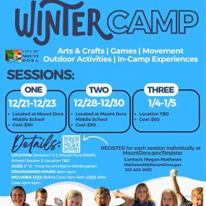 City of Mount Dora Winter Camp