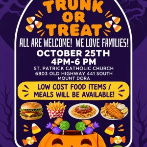 10/25 St. Patrick's Trunk or Treat