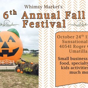 10/24 Whimsy Market Fall Festival at Sunsational Farms