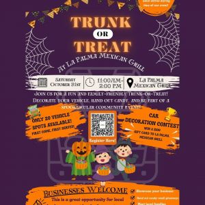 10/31 Trunk or Treat at La Palma