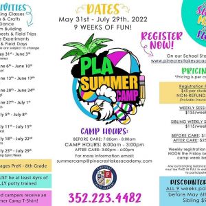 Pinecrest Lakes Academy Summer Camp
