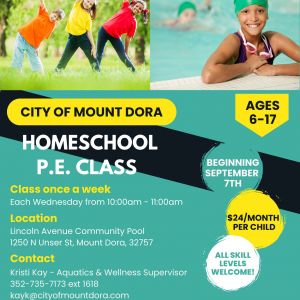 City of Mount Dora Homeschool PE Class