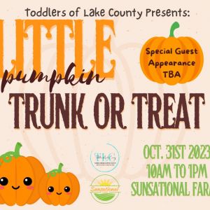 10/31 Little Pumpkin Trunk or Treat