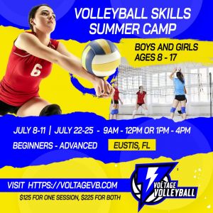 Voltage Volleyball All Skills Summer Camp