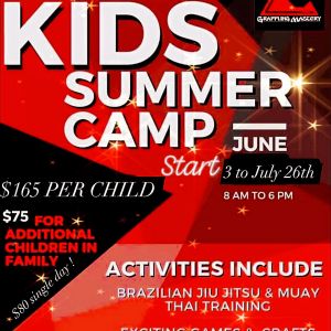 Grappling Mastery Kids Summer Camp