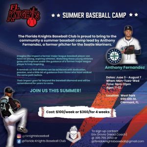 FL Knights Summer Baseball Camp