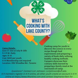 What's Cooking Lake County 4-H