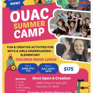 Once Upon A Creation Summer Camp