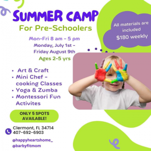 Summer Camp for Preschoolers
