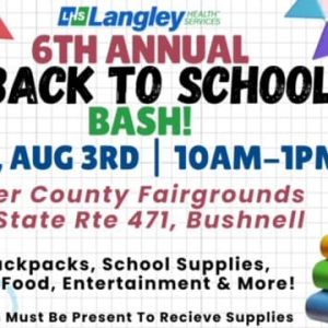 08/03 Back to School Bash Sumter County Fairgrounds
