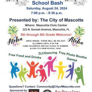 08/24 Youth Back to School Bash in Mascotte