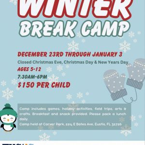 Eustis Recreation Winter Camp 2024