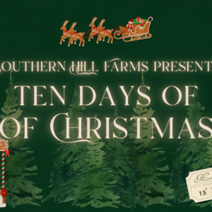 12/13-12/29 Ten Days of Christmas at Southern Hill Farms